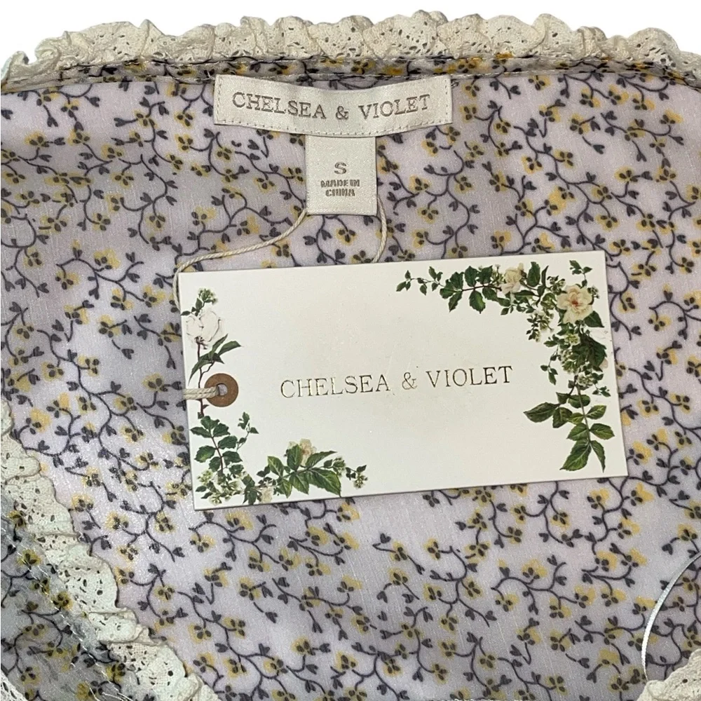 Chelsea & Violet Cream Floral Mini Dress - Picture 17 of 17